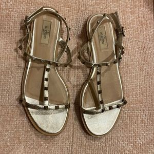 Valentino Rockstud Slingback Sandals 41.5 (Size 11 1/2)